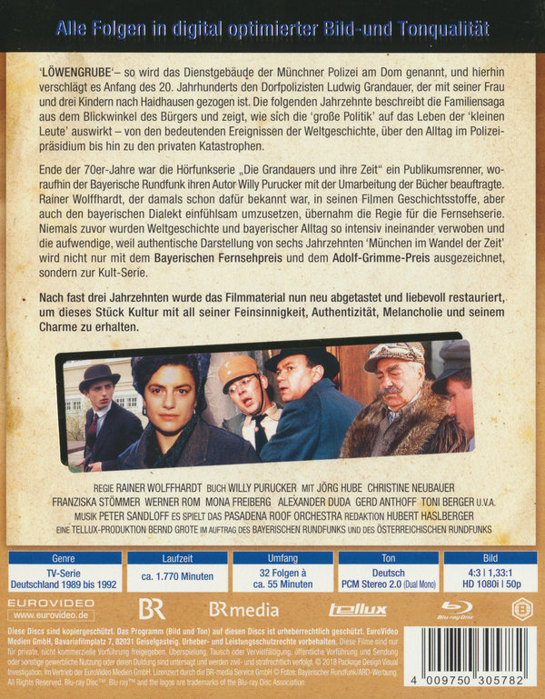 Löwengrube Box - Die Grandauers und ihre Zeit - Digital remastered  [6 BRs]  (Blu-ray Disc)