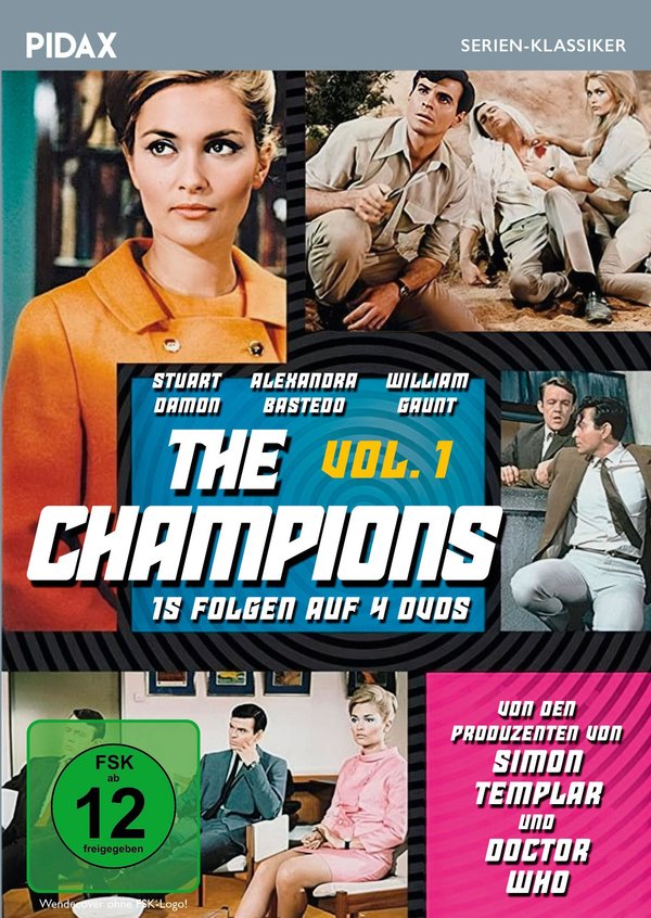 The Champions, Vol.  1 / Die ersten 15 Folgen der preisgekrönten Sci-Fi-Agentenserie (Pidax Serien-Klassiker)  [4 DVDs]  (DVD)