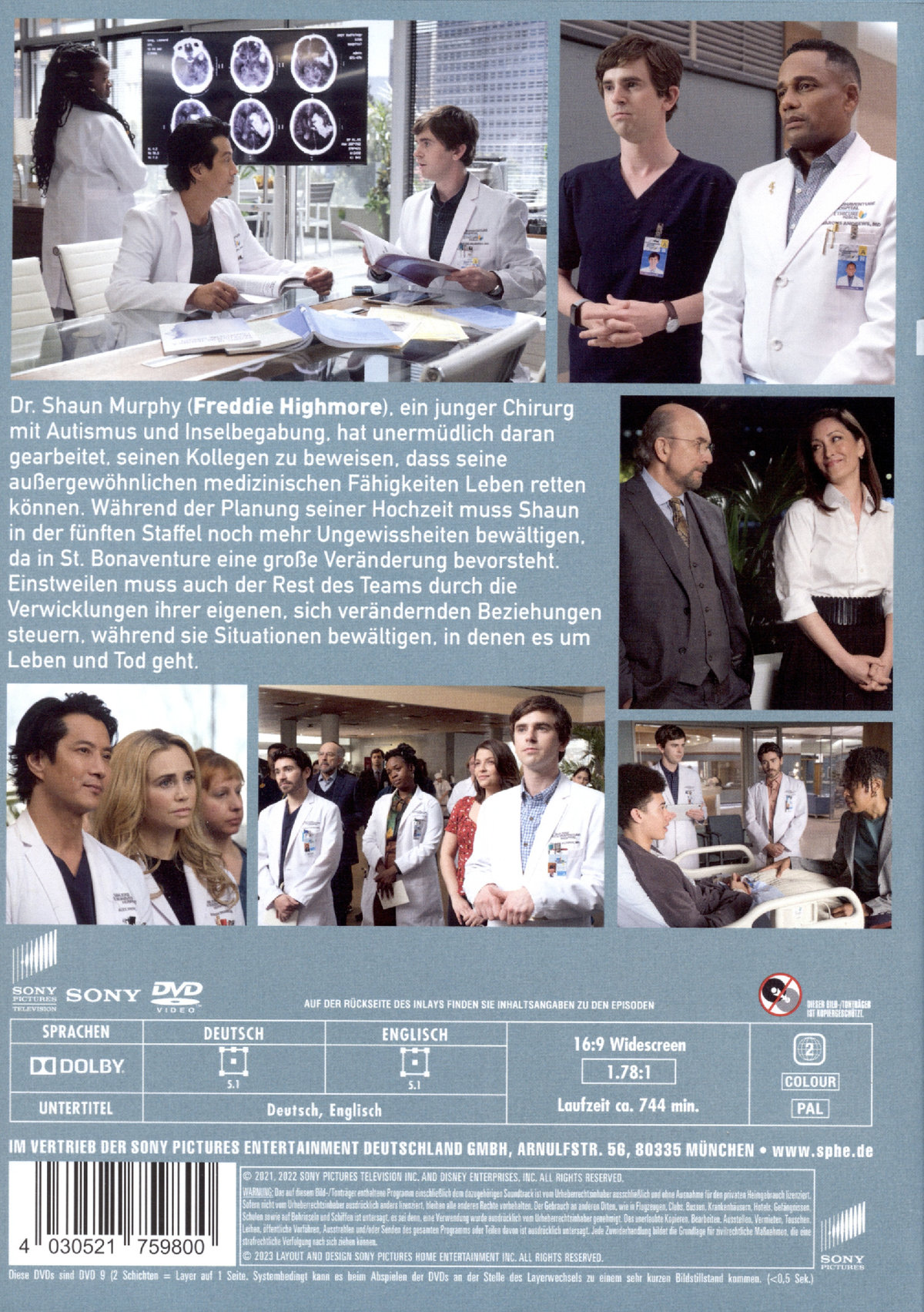 The Good Doctor - Die komplette fünfte Season  [5 DVDs]  (DVD)