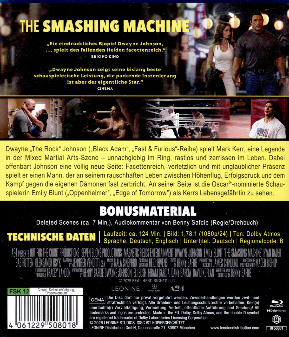 The Smashing Machine  (Blu-ray Disc)