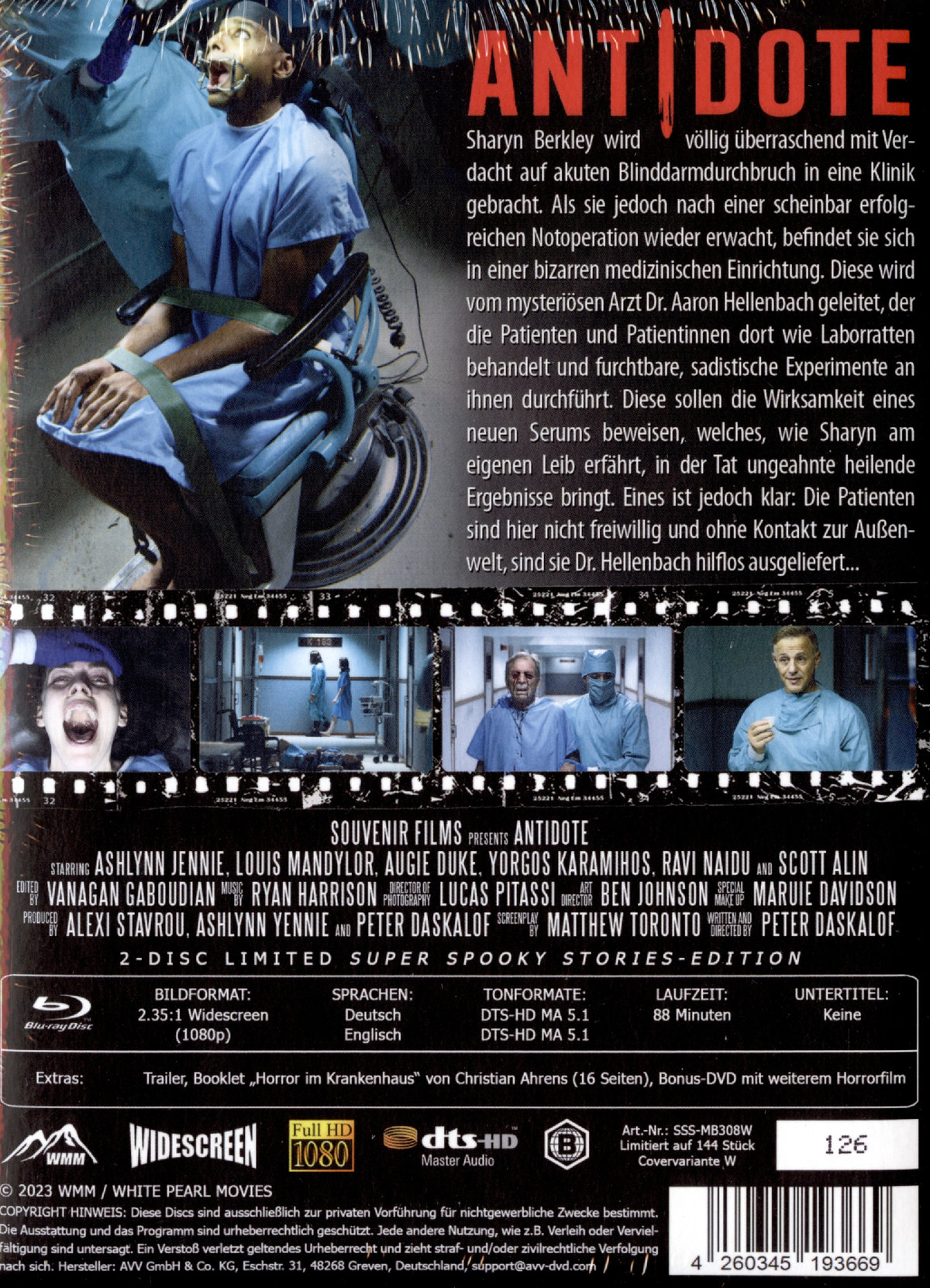 Antidote - Uncut Mediabook Edition - Limitiert auf 155 Stück  (+ Bonus-DVD mit weiterem Horrorfilm)  (blu-ray)