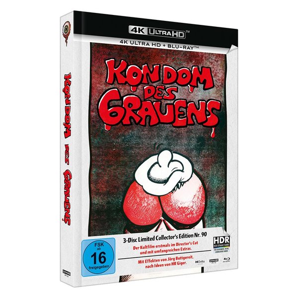 Kondom des Grauens - Directors Cut Mediabook Edition  (4K Ultra HD+blu-ray) (E)