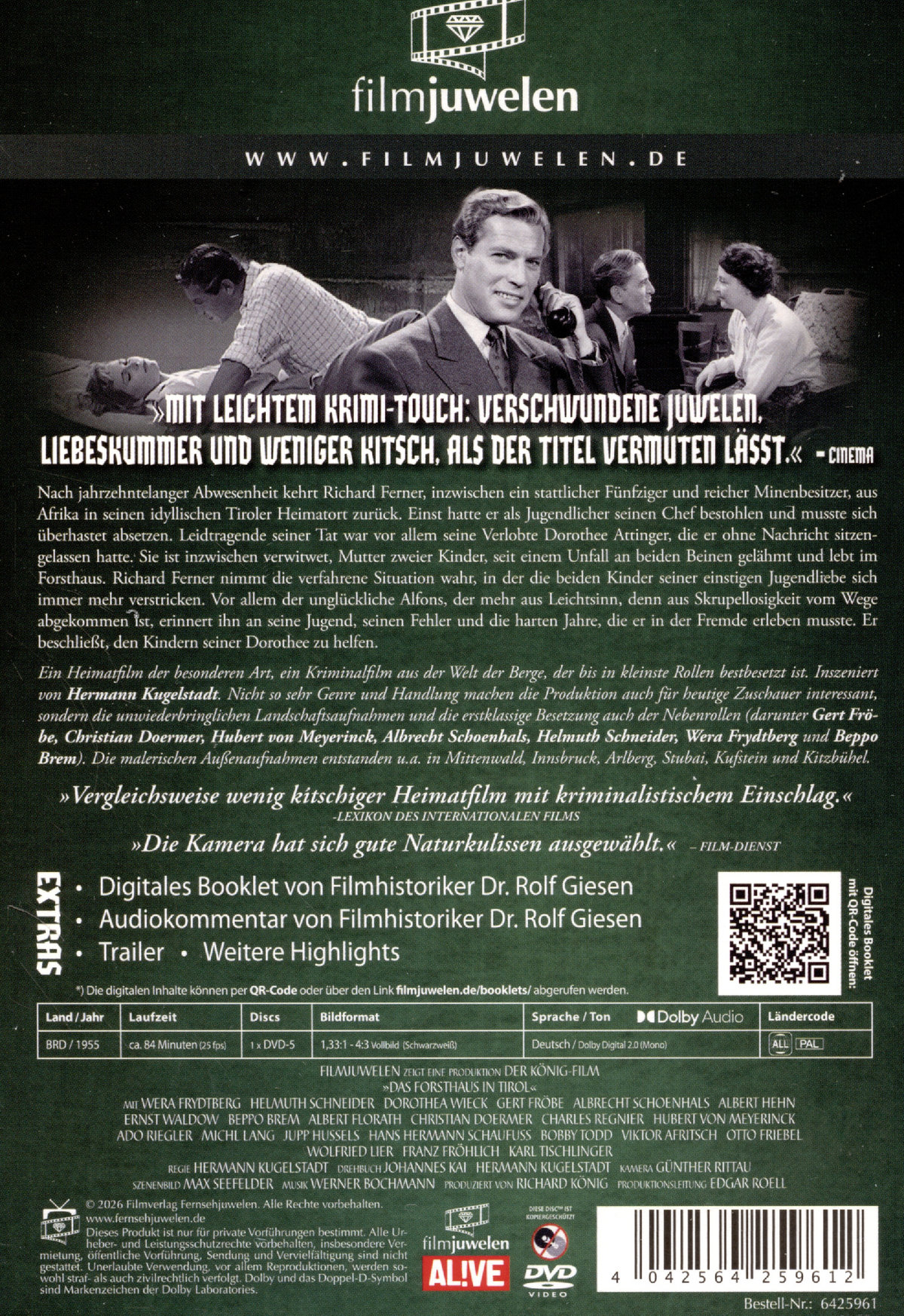 Das Forsthaus in Tirol (Filmjuwelen)  (DVD)