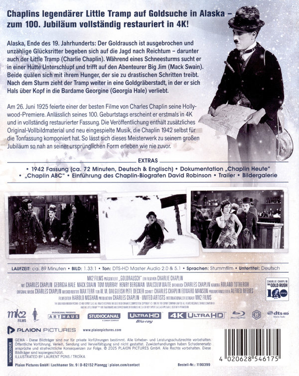 Goldrausch  (4K Ultra HD) (+ Blu-ray)  (Blu-ray 4K Ultra HD)
