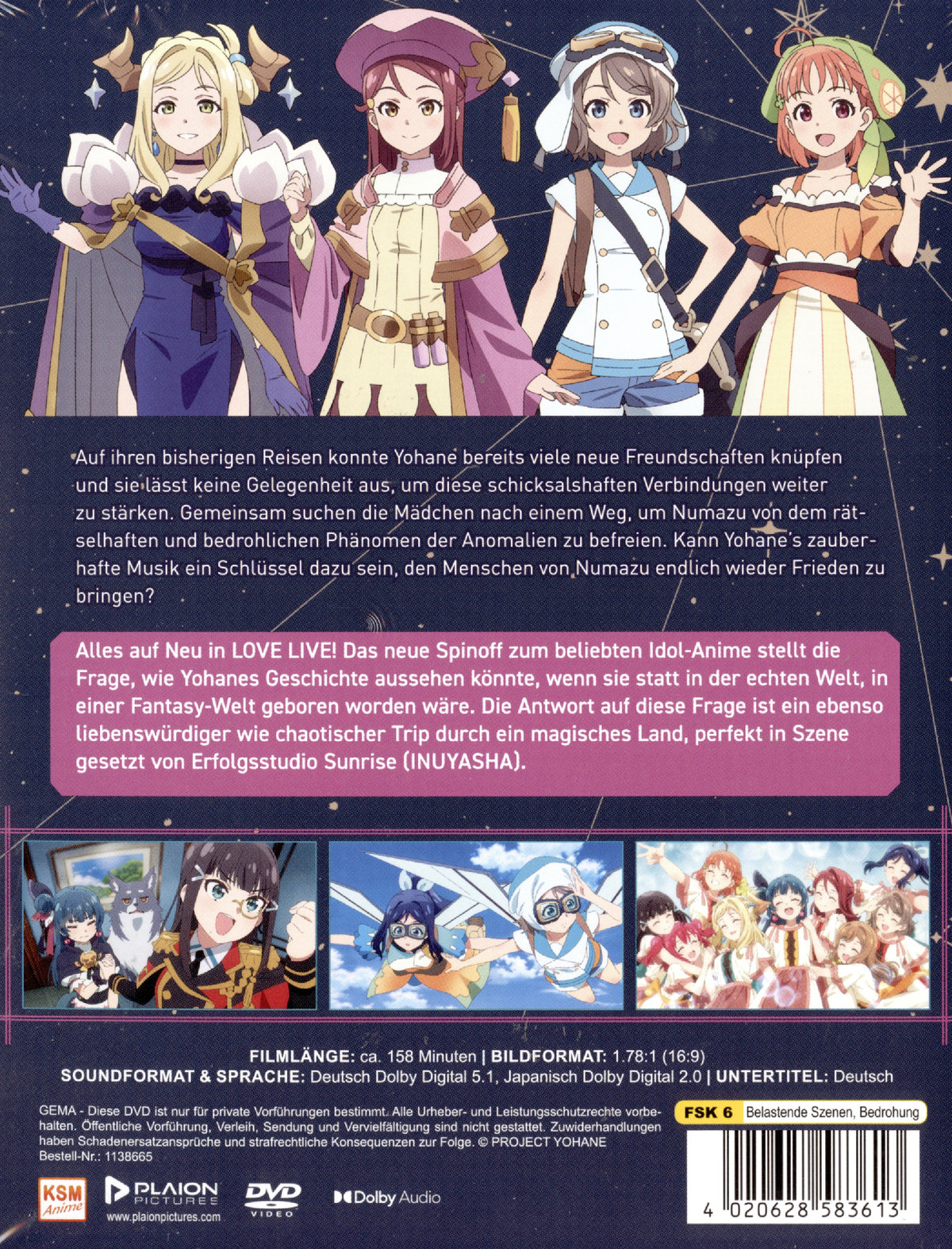 Yohane the Parhelion - Sunshine in the Mirror: Volume 2 im Sammelschuber (Eps 7-13)  (DVD)
