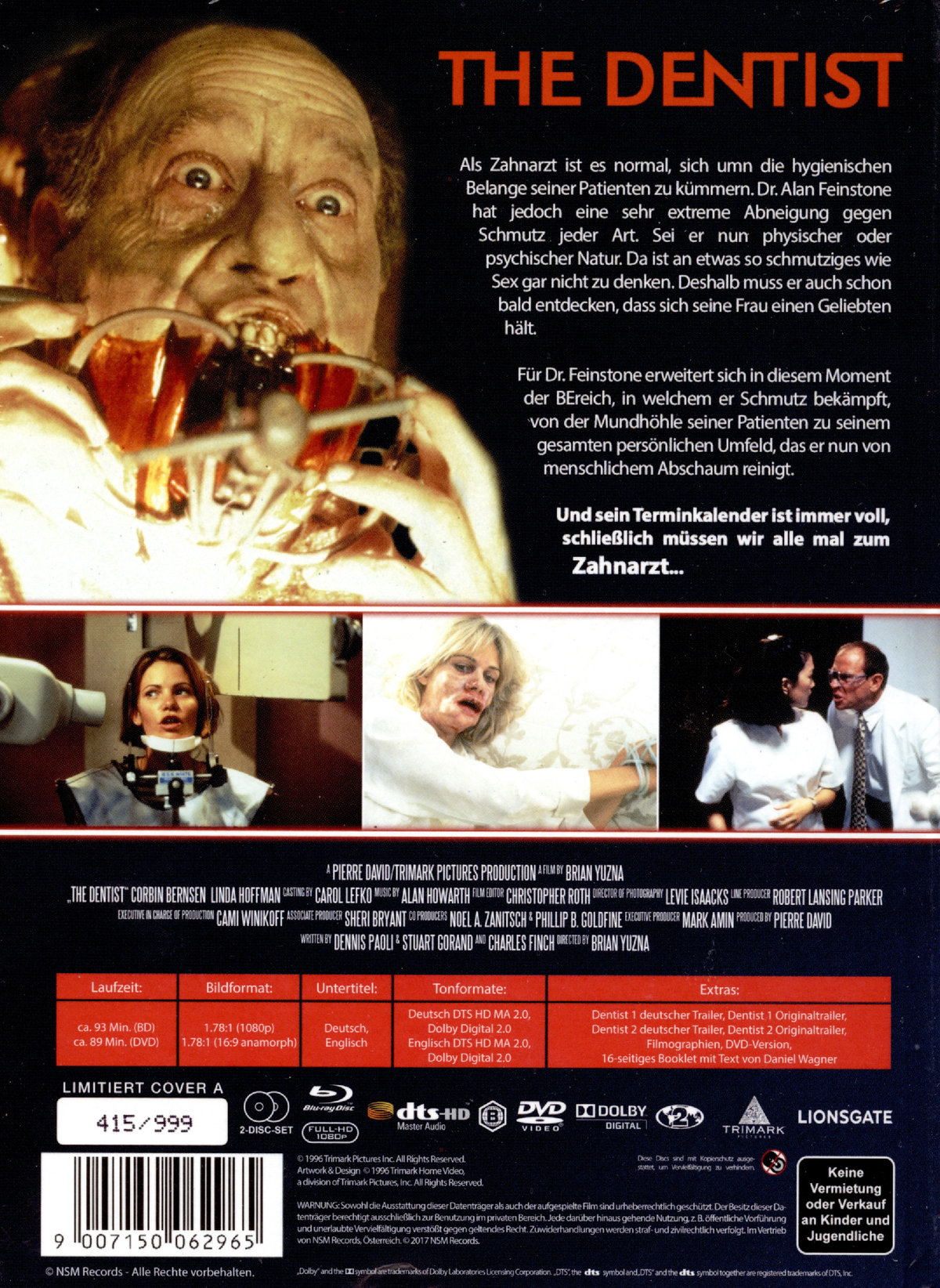 Dentist, The - Uncut Mediabook Edition (DVD+blu-ray) (A)