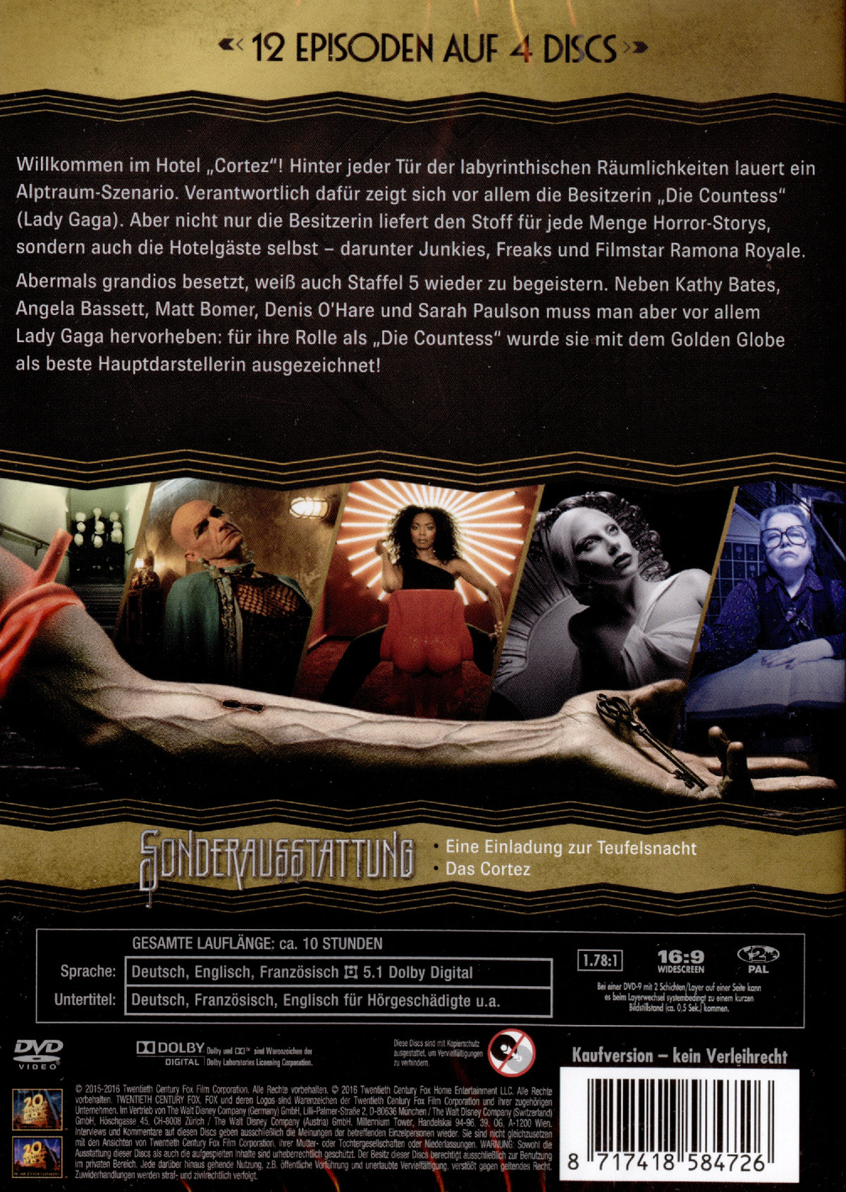 American Horror Story - Staffel 5  [4 DVDs]  (DVD)