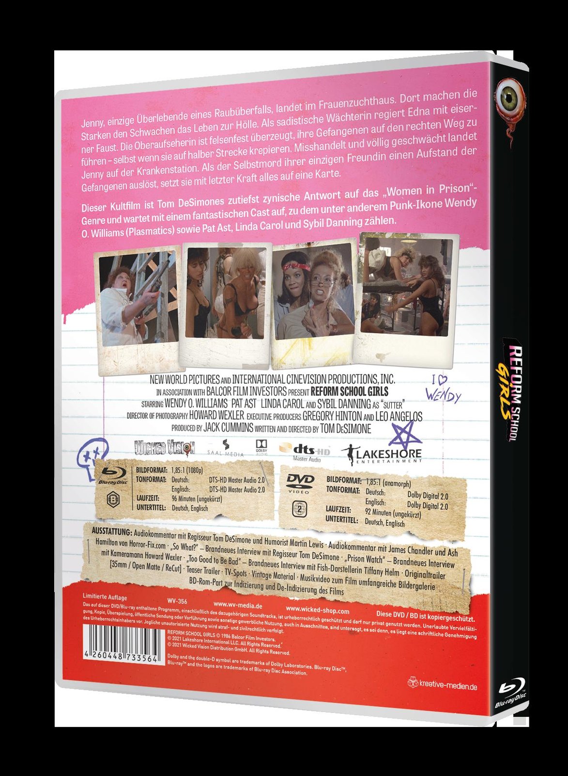 Reform School Girls - Uncut Mediabook Edition (DVD+blu-ray) (A)