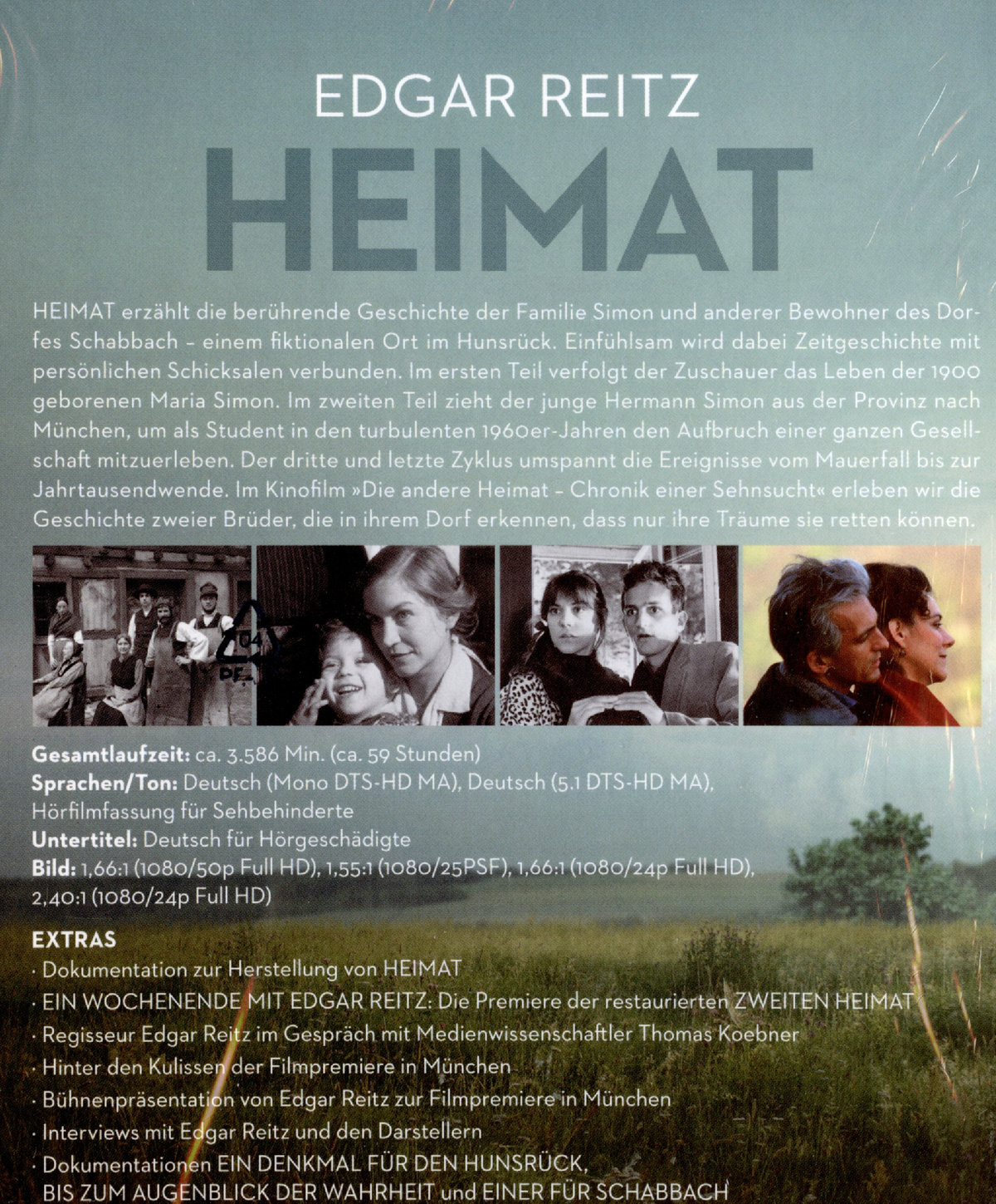 Edgar Reitz - Heimat - Gesamtedition  (+ 3 DVDs] [16 BRs]  (Blu-ray Disc)