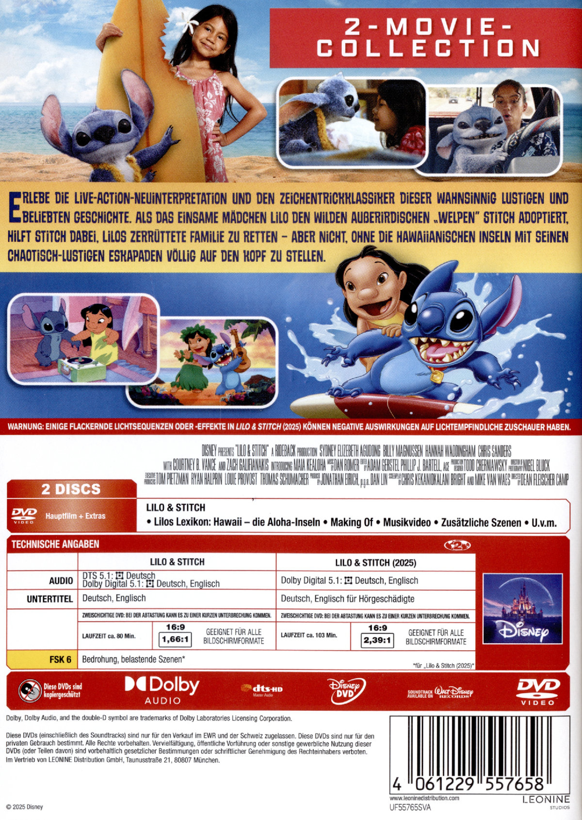 Lilo & Stitch 2-Movie-Collection  [2 DVDs]  (DVD)