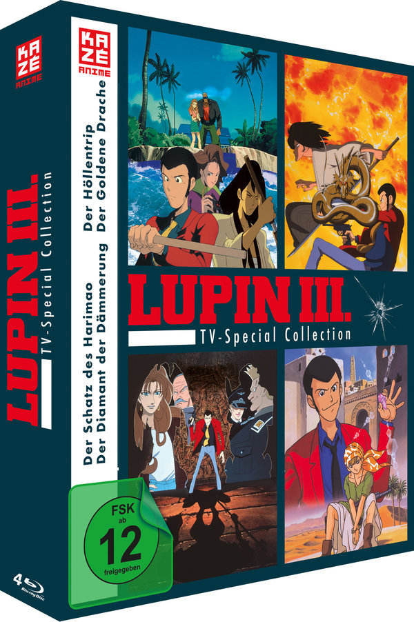 Lupin the Third - TV Special Collection (4 TV Specials)  [4 BRs]  (Blu-ray Disc)