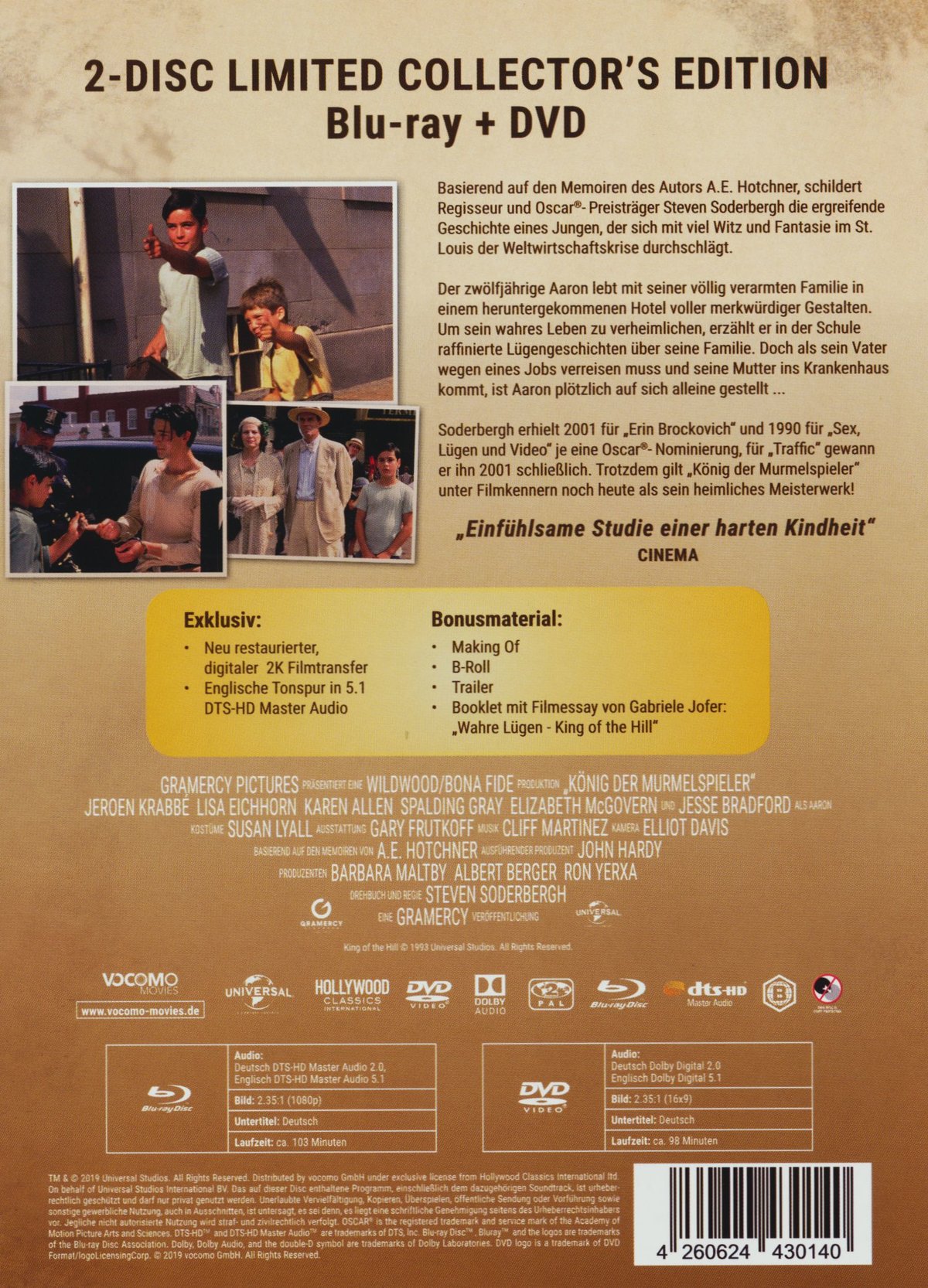 König der Murmelspieler - Limited Mediabook Edition (DVD+blu-ray)