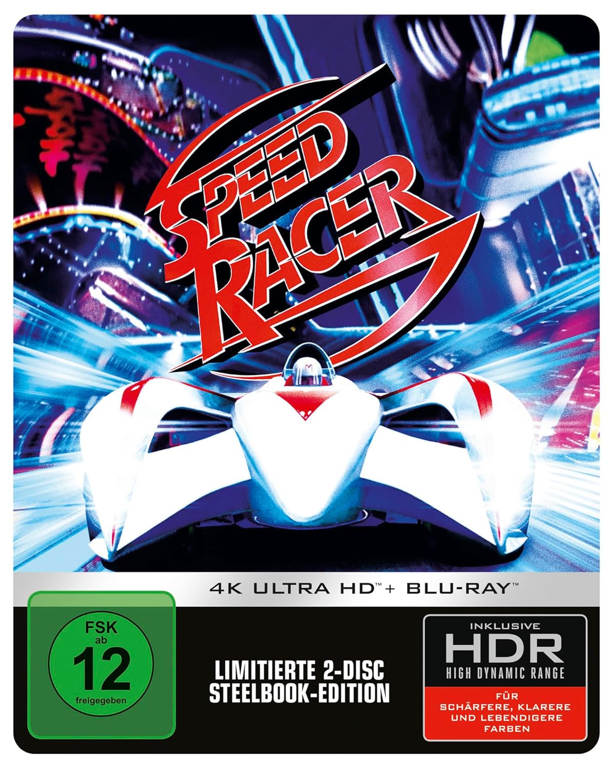 Speed Racer - Uncut Steelbook Edition  (4K Ultra HD+blu-ray)