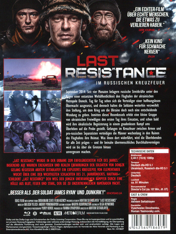Last Resistance - Im russischen Kreuzfeuer - Limited Futurepak (blu-ray+DVD)