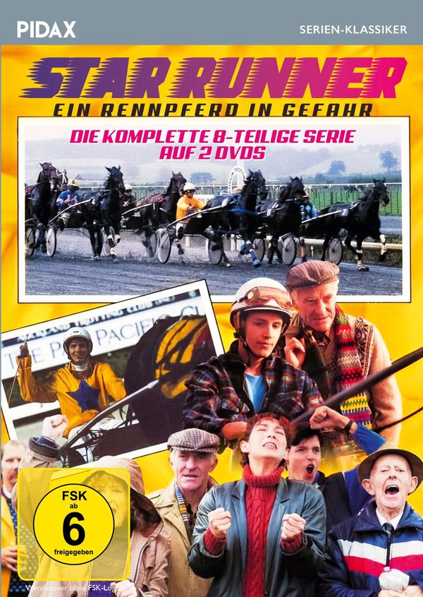 Star Runner - Ein Rennpferd in Gefahr / Die komplette 8-teilige Pferdeserie (Pidax Serien-Klassiker)  [2 DVDs]  (DVD)
