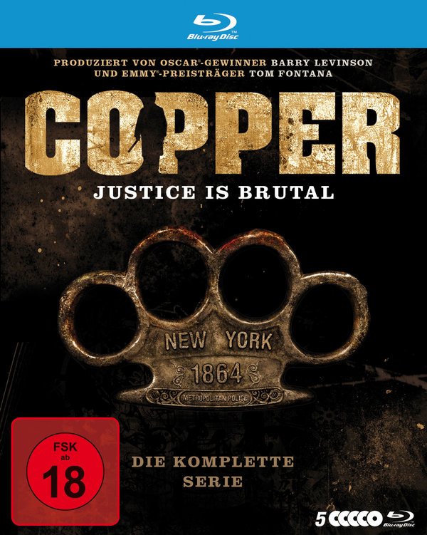 Copper - Justice Is Brutal - Die komplette Serie (blu-ray)