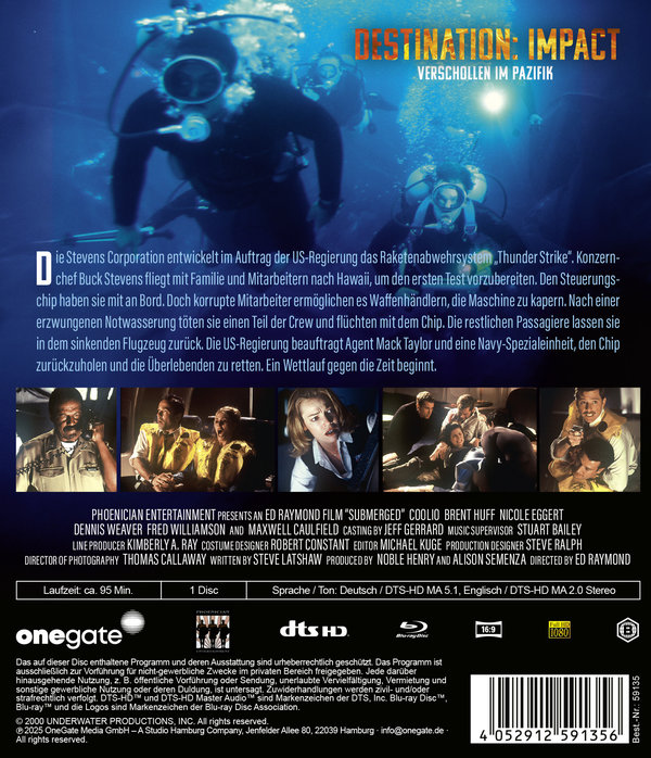 Destination: Impact - Verschollen im Pazifik  (Blu-ray Disc)