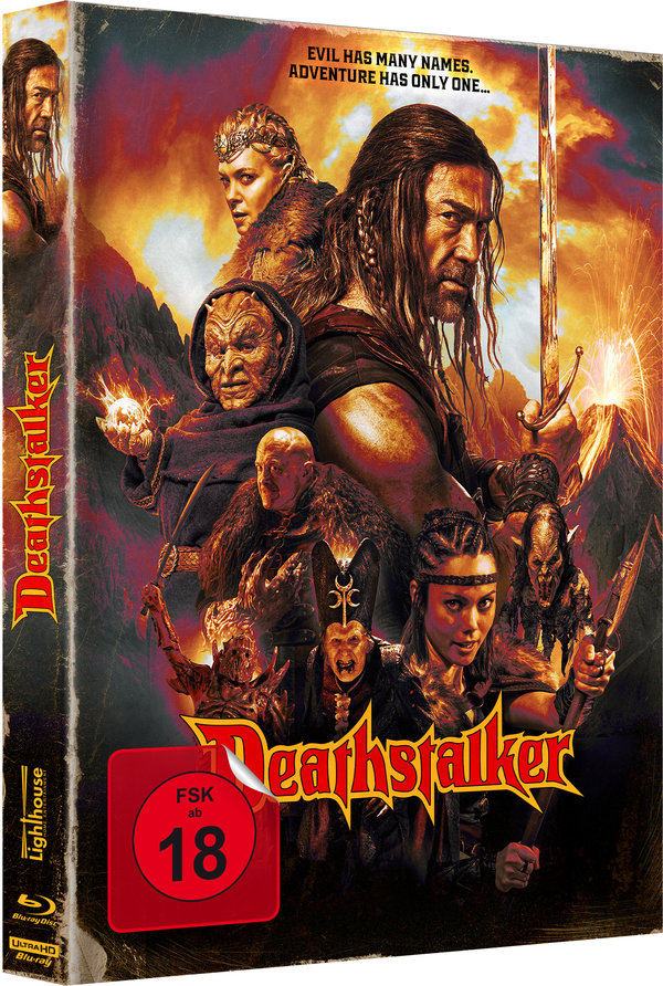 Deathstalker - Uncut Mediabook Edition  (4K Ultra HD+blu-ray)