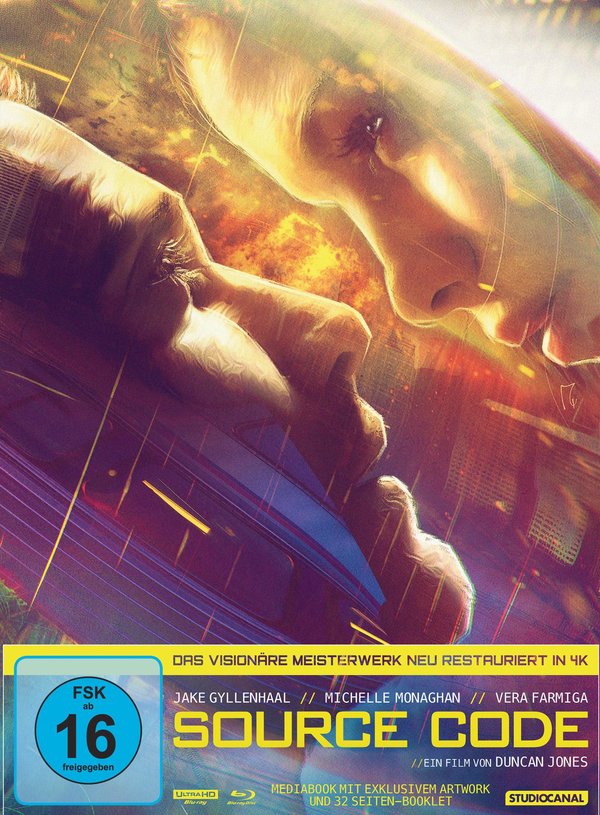 Source Code - Uncut Mediabook Edition  (4K Ultra HD+blu-ray)