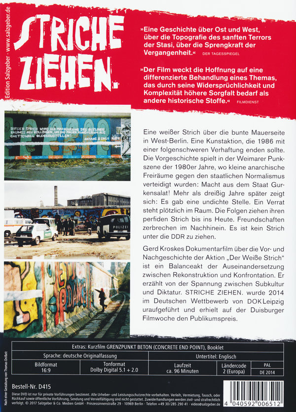 Striche ziehen.  (DVD)