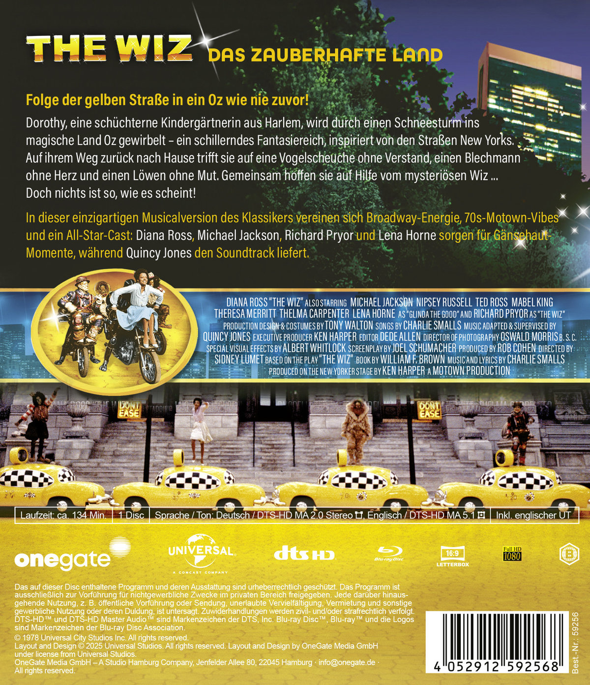 The Wiz - Das zauberhafte Land  (Blu-ray Disc)