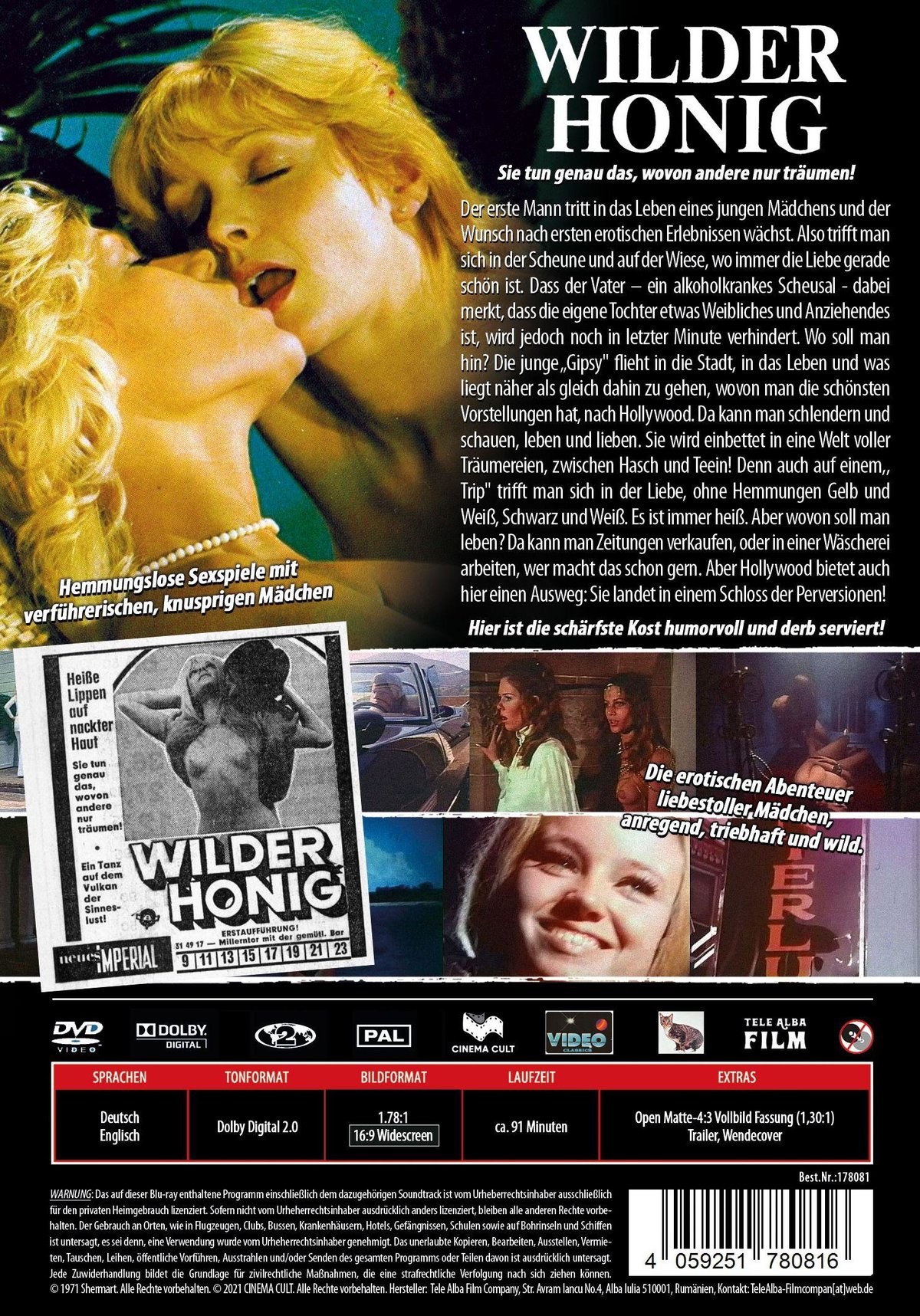 Tempel der Ausschweifung - Remastered Version  (DVD)