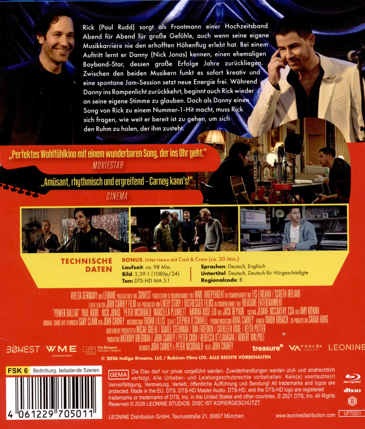 Power Ballad - Der Song meines Lebens  (Blu-ray Disc)