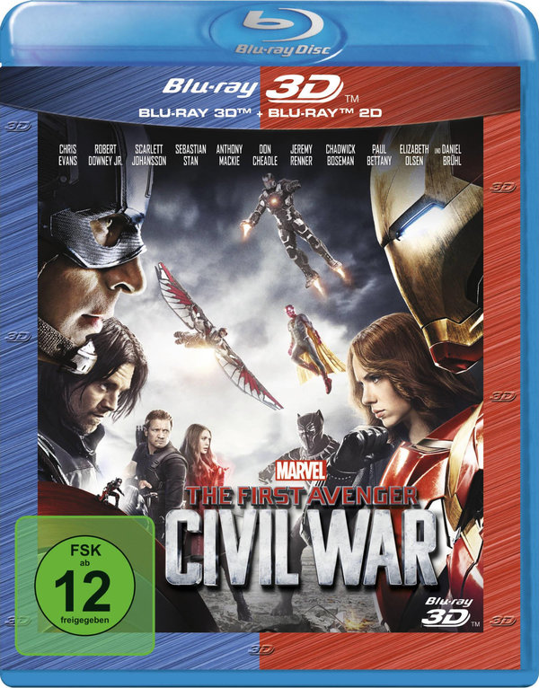 The First Avenger: Civil War  (+ Blu-ray)  (Blu-ray 3D)