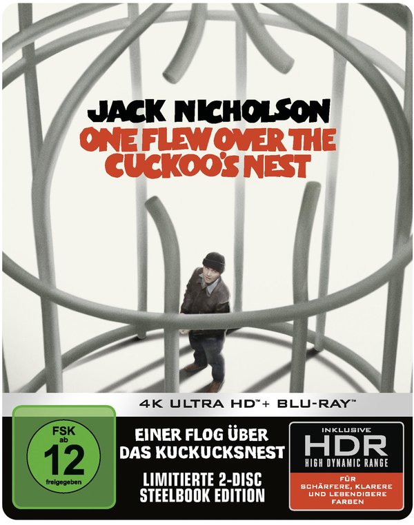 Einer flog über das Kuckucksnest - Limited Steelbook Edition  (4K Ultra HD+blu-ray)