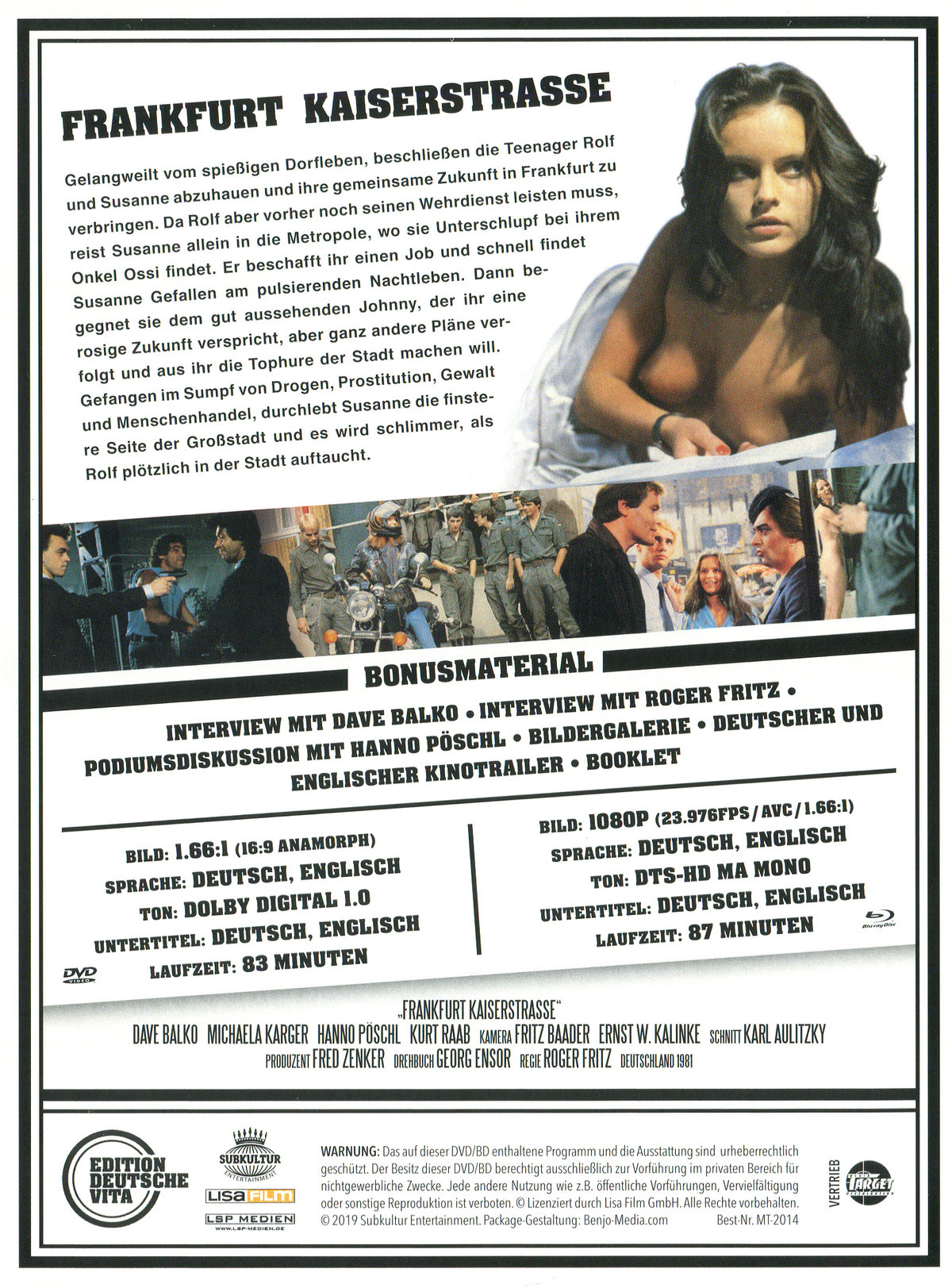Frankfurt Kaiserstraße - Edition Deutsche Vita Nr. 12 (DVD+blu-ray)