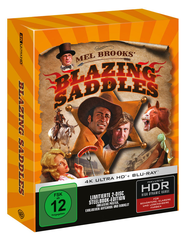 Blazing Saddles - Der wilde Wilde Westen - Steelbook - Limited Ultimate Collector's Edition  (4K Ultra HD) (+ Blu-ray)  (Blu-ray 4K Ultra HD)