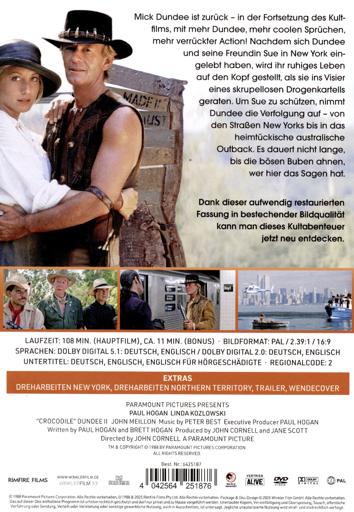 Crocodile Dundee 2  (DVD)