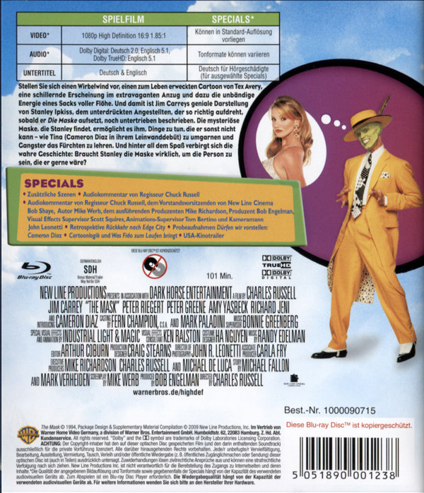 Die Maske  (Blu-ray Disc)