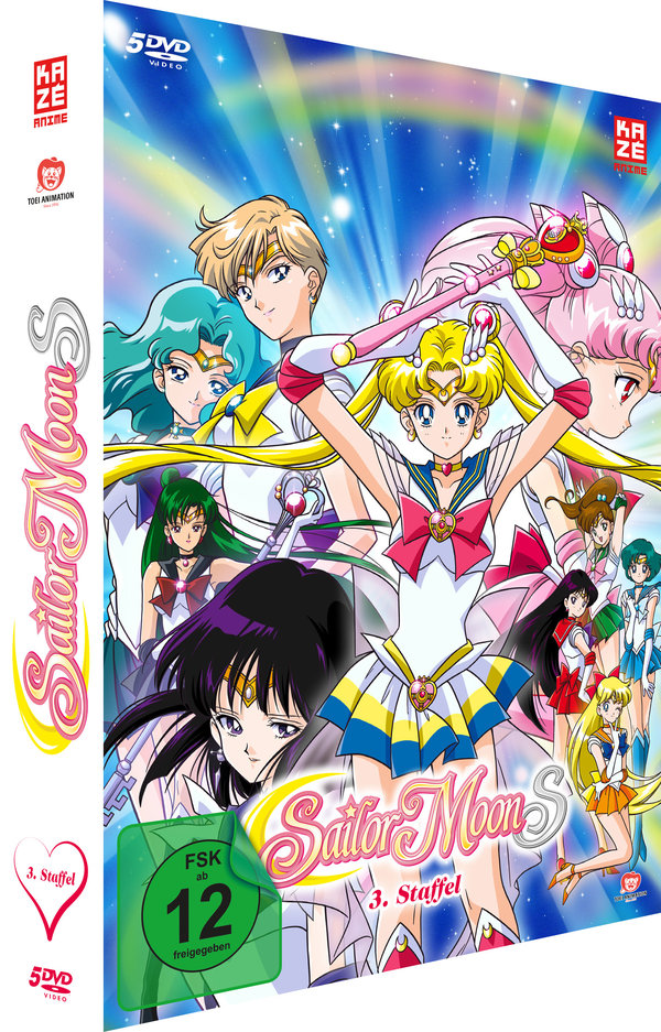 Sailor Moon - Staffel 3 - DVD Box (Episoden 90-127)  [5 DVDs]  (DVD)