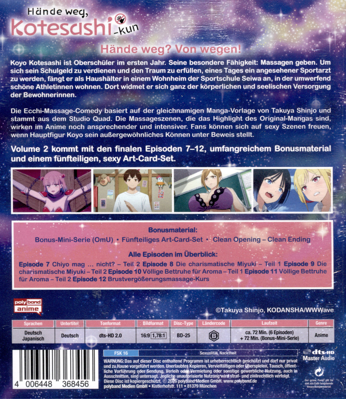 Hände weg, Kotesashi-kun - Volume 2  (Blu-ray Disc)