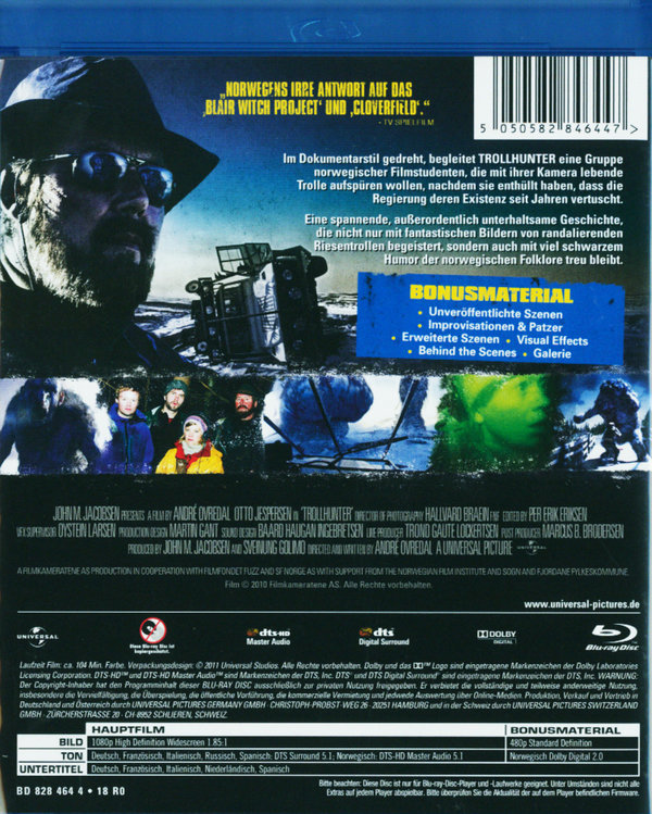 Trollhunter (blu-ray)