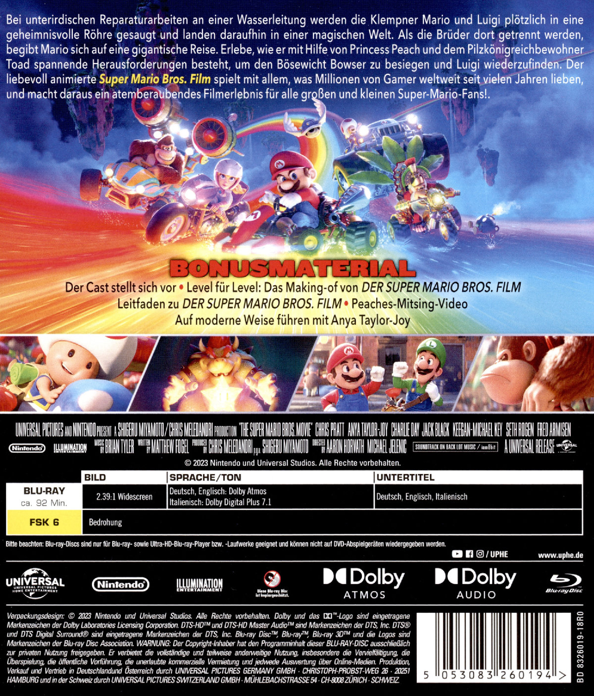Super Mario Bros. Film, Der (blu-ray)