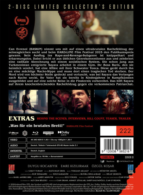 Sayara - Revenge is Darkness - Uncut Mediabook Edition  (4K Ultra HD+blu-ray) (D)