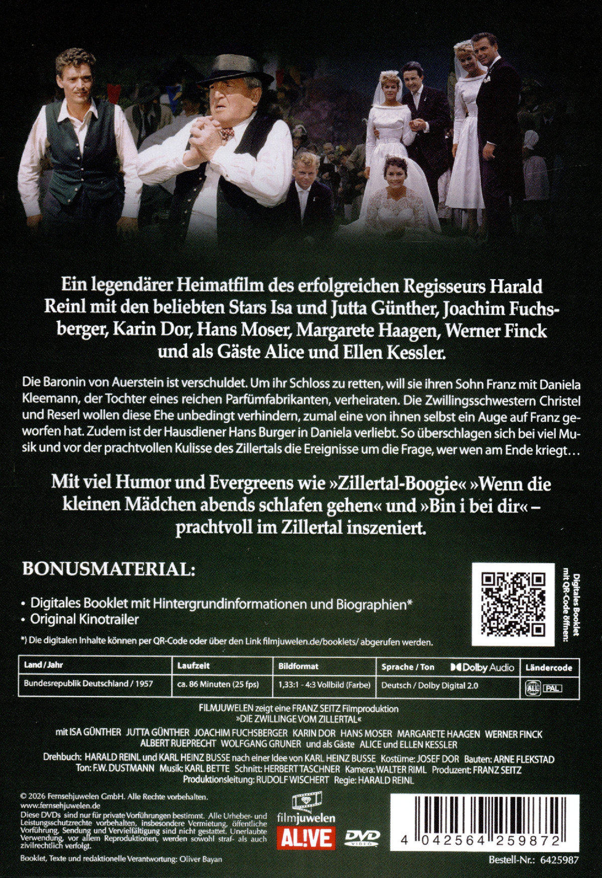 Die Zwillinge vom Zillertal (Neuauflage)  (DVD)