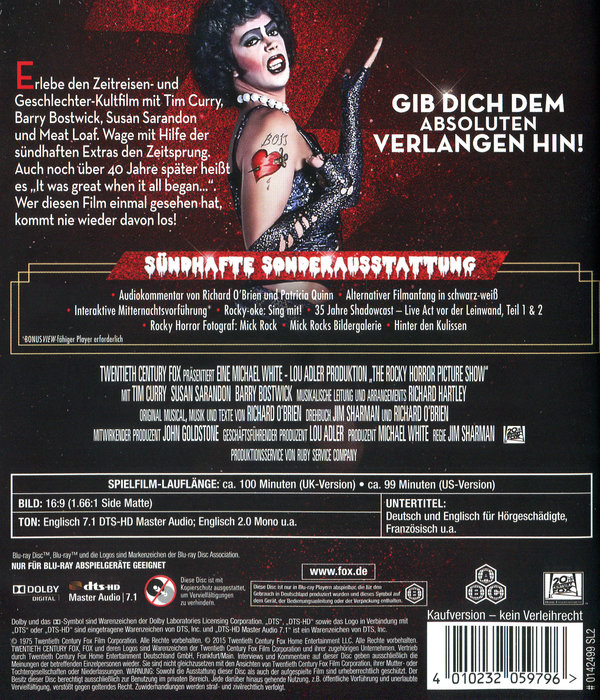 Rocky Horror Picture Show, The (blu-ray)
