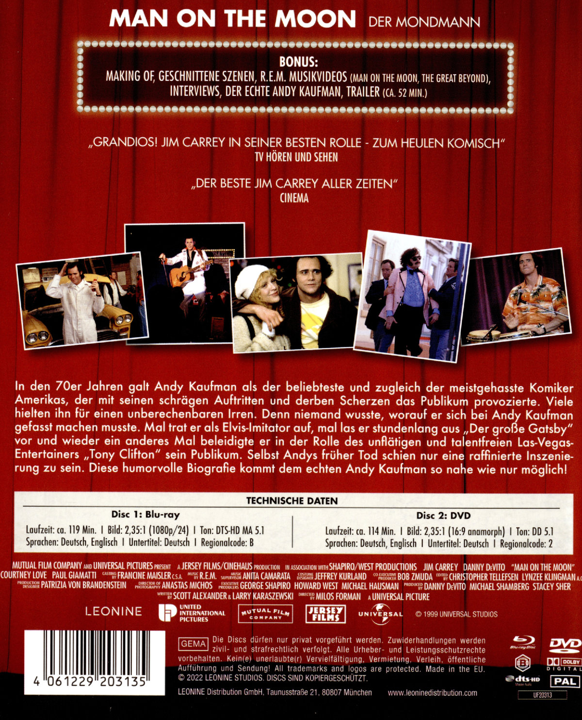 Man on the Moon - Der Mondmann - Uncut Mediabook Edititon (DVD+blu-ray) Man on the Moon - Der Mondmann - Uncut Mediabook Edititon (DVD+blu-ray)