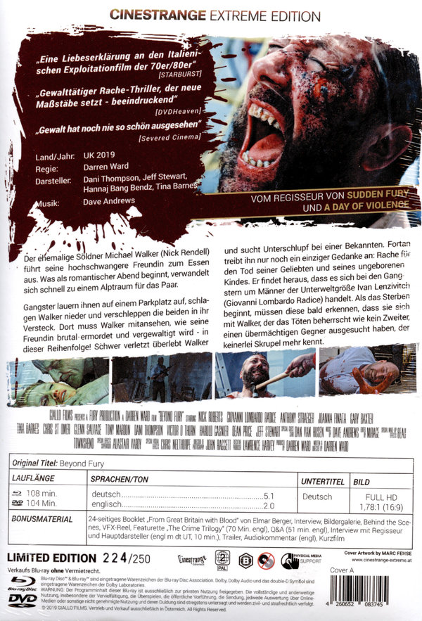 Beyond Fury - Uncut Mediabook Edition  (DVD+blu-ray) (A)