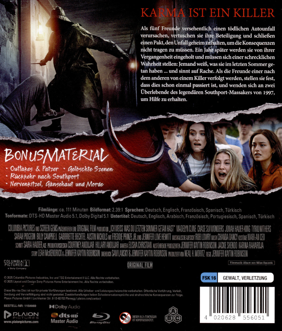 Ich weiß, was du letzten Sommer getan hast (2025)  (Blu-ray Disc)