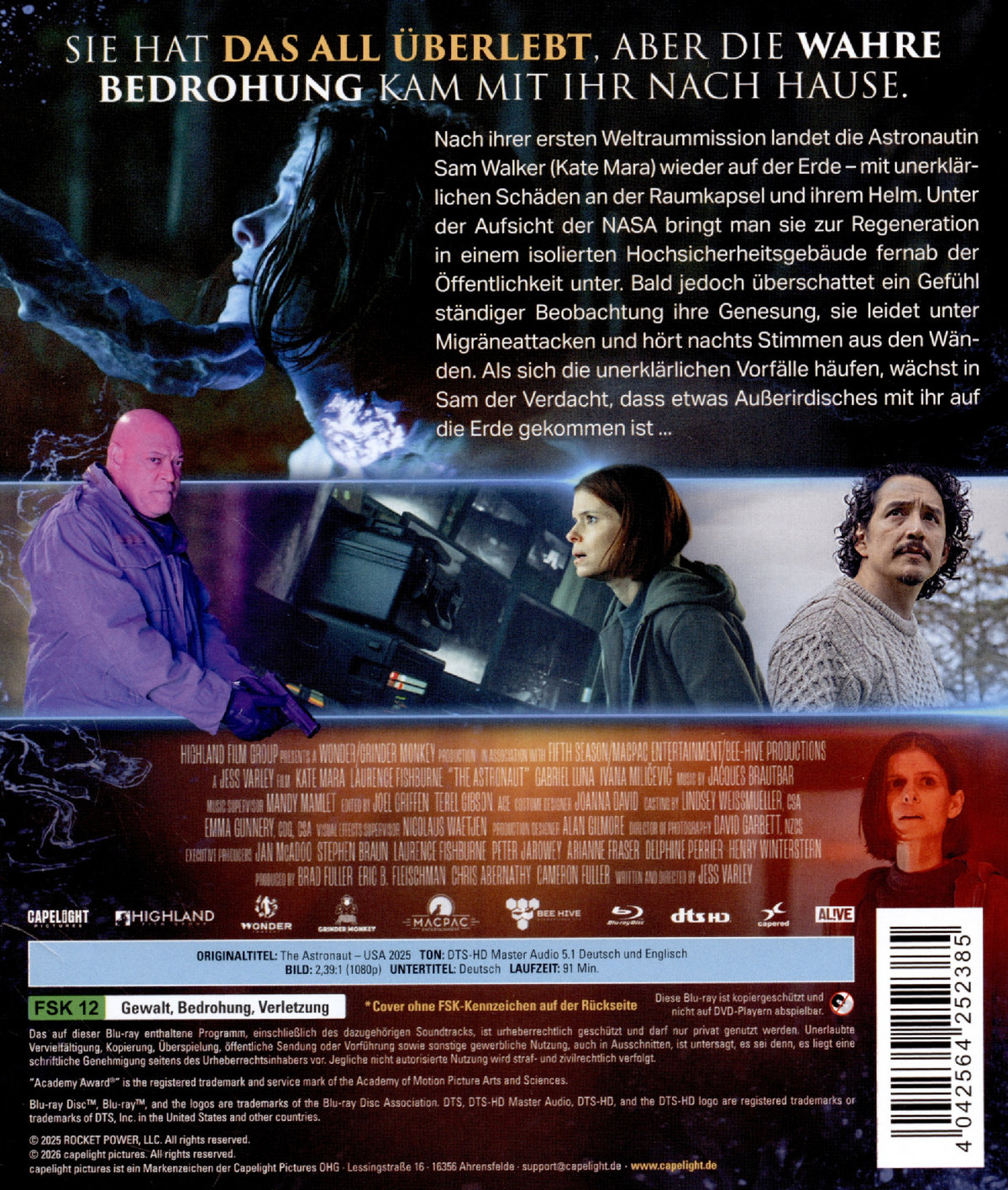 The Astronaut  (Blu-ray Disc)