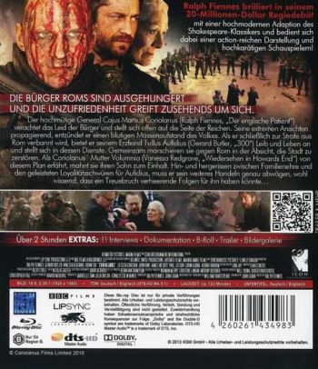 Coriolanus (blu-ray)