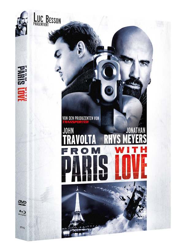 From Paris with Love - Uncut Mediabook Edition (DVD+blu-ray) (C)