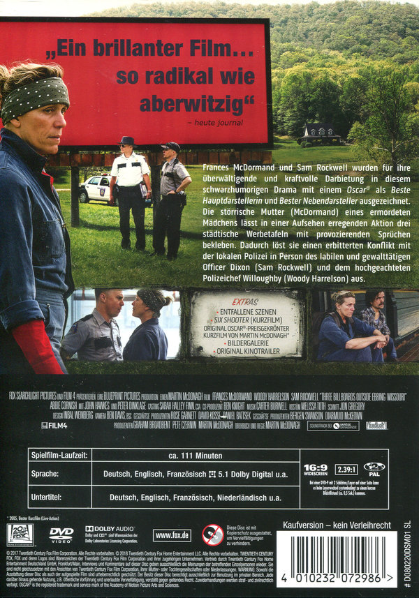 Three Billboards Outside Ebbing, Missouri