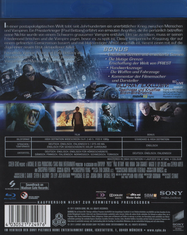 Priest - Special Edition (blu-ray)