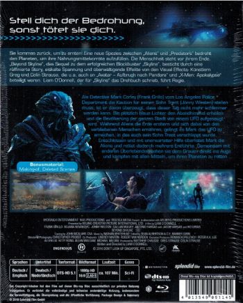 Beyond Skyline - Limited Steelbook (blu-ray)