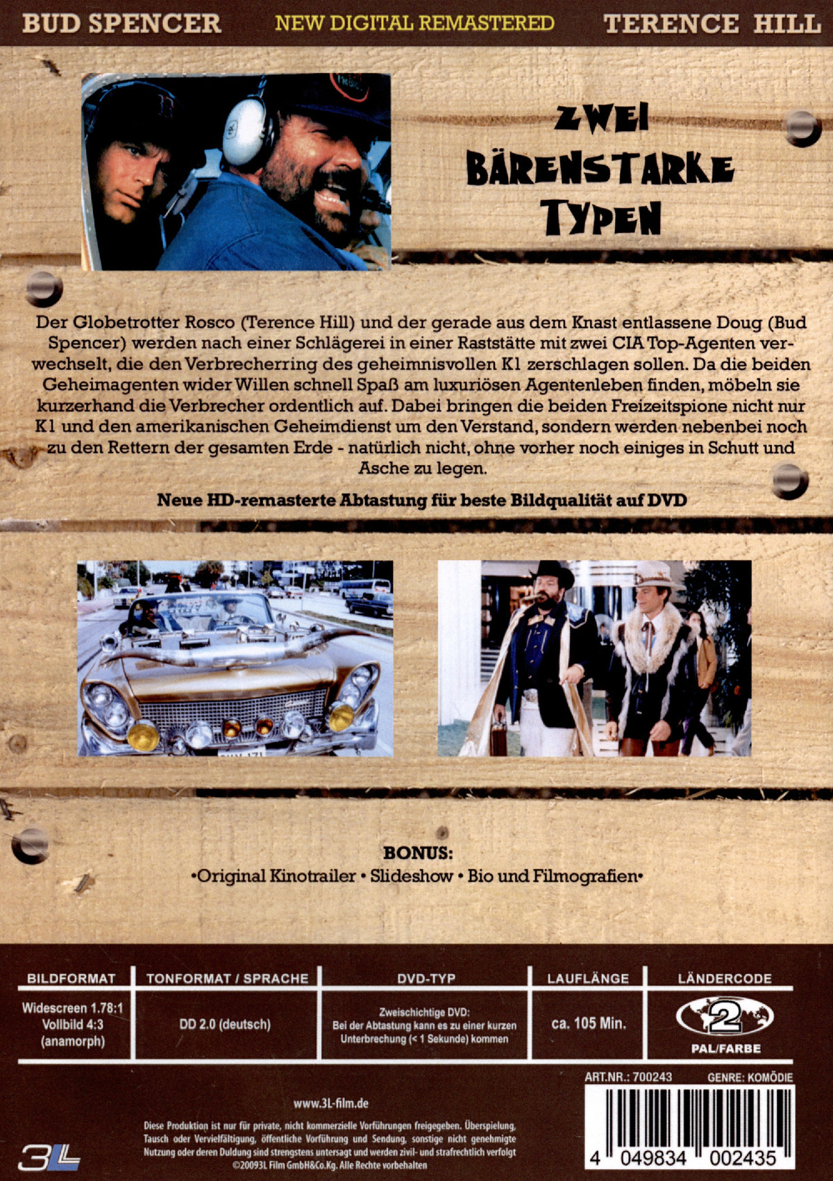 Zwei Bärenstarke Typen (DVD)